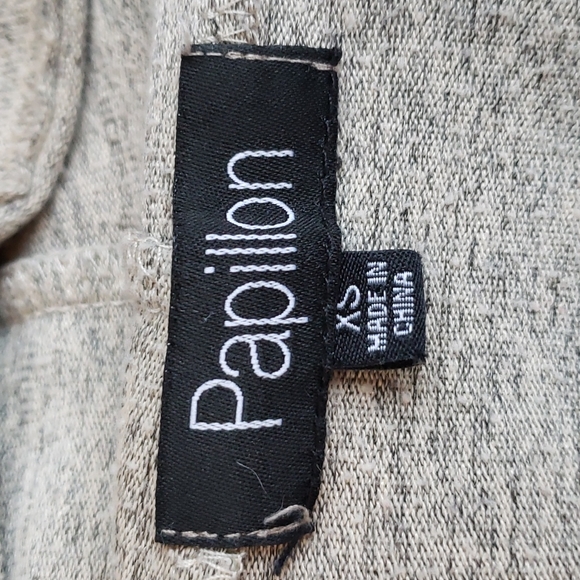 (XS) Papillon Blanc Flowy High Low Cardigan Cottagecore Lightweight Cozy - Picture 3 of 9